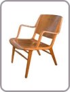 1950 : AX chair by Peter Hvidt and Orla Molgaard-Nielsen for Fritz Hansen, Denmark.