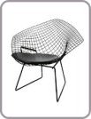 1953 : 'Diamond' chair by Harry Bertoia for Knoll associates, USA.