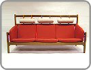 1963 Adrian Heath Highback Danish Sofa 
