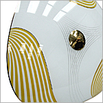 1950's Italian Glass Pendant Lamp - Click for more information