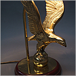 1960s Brass Eagle lamp -  Click for more information