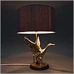 1960s Brass Goose Lamp -  Click for more information