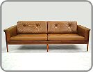1960's Guy Rogers Leather sofa 