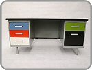 1960's Modernist steel desk - 