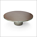 1970s Steel and Leather Table- Click for more information