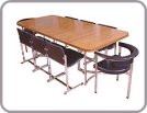 Retro Furniture : 1960's dining set designed by Richard Young for Merrow Associates, UK.