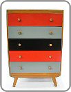 Vintage Furniture : 1950s Chest of Drawers