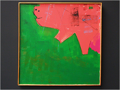 Pig On Grass - Click for more information