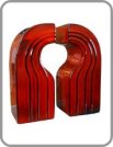 1960's Op art vases, W. Germany.