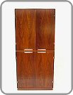 1960's Sibast Rosewood Wardrobe 