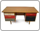 Vintage Furniture : 1950's Morris Oak Desk