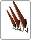 1960's Teak pegs