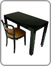 Vintage Furniture : Thonet Chair and Writing Table