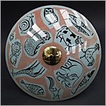 1950's Glass Pendant - Click for more information