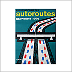 Vintage Poster - Autoroutes 1966