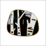 Vintage Jewellery - 1950's Bark Pin