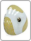 1950s glass ceiling lamp - click for more information