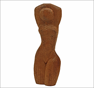 1960's African Teak Sculpture - Click For More Information
