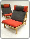 Danish lounge chairs  Click for more information