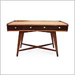 1960's Mahogany & Rosewood writing desk 