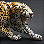 1930's Ceramic Leopard - Click for more information