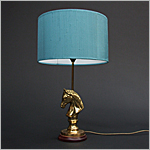 Brass Horse Lamp