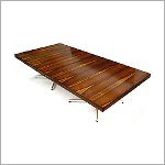 Vintage Furniture : 1960's LEC Rosewood Boardroom Table