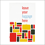 1960's Christopher Hill luggage Poster