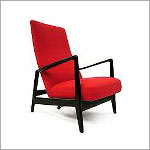 Vintage Furniture : Gio Ponti Reclining Armchair