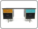 Vintage Steel Desk - Click for more information