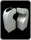 1960's Cari Zalloni vases - click for more information