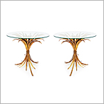 1950s Wheatsheaf Gilt tables 