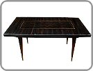 Vintage Furniture : 1950's French Zebrano  Dining Table